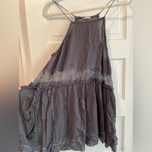 Grey Free People boho dress